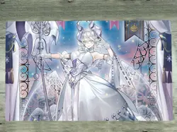 WVICM Girl Playmat Labrynth of the Silver Castle TCG Trading Card Game Mat Pad - Image 1