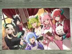 WVICM Playmat Dragonmaid Deck TCG CCG Mat Pad Trading Card Game Mat With Bag - Image 1