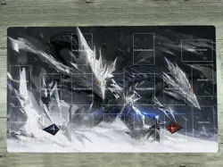 WVICM Playmat Trishula, Dragon of the Ice Barrier TCG Mat Trading Card Game Mat - Image 1