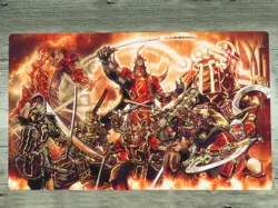 WVICM Custom Playmat Six Samurai Shi En TCG CCG Mouse Pad Trading Card Game Mat - Image 1