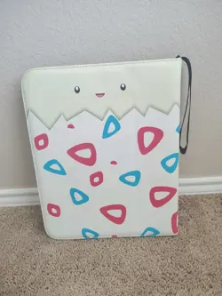 Pokemon Binder - Togepi Binder For Cards - Zip Closure Wrist Strap - Image 2