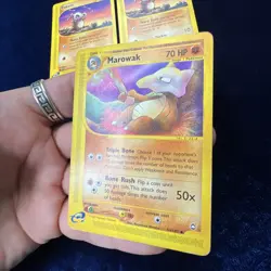 Marowak 54/147 Cubone 72/147 Aquapolis Pokemon E Series Card Vintage 2002 3 HP - Image 2