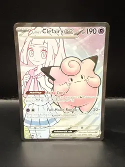Pokemon SV: Scarlet & Violet Promo Cards #195 Lillie's Clefairy ex - Image 2