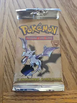 Pokemon Unopened Fossil Booster Pack 11 Cards Factory Sealed 1999 (1 Pack) Heavy 742818061599 - Image 2