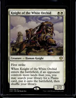 KNIGHT OF THE WHITE ORCHID Commander 2020 #93 C20(NM)(MTG) - Image 1