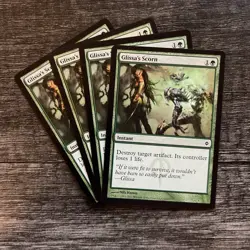 MTG 4x Glissa's Scorn x4 LP New Phyrexia - Image 1