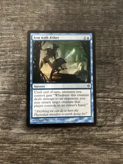 MTG 1x Arm with Aether x1 LP New Phyrexia - Image 1