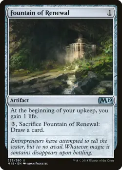 1x Fountain of Renewal *FOIL* - LP - Commander Masters - SPARROW MAGIC mtg - Image 1