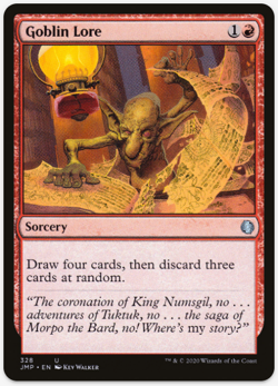 1 x Goblin Lore - JMP - LP - MTG - Image 1