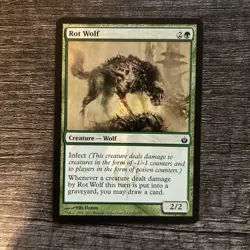 MTG 1x Rot Wolf x1 LP Mirrodin Besieged - Image 1