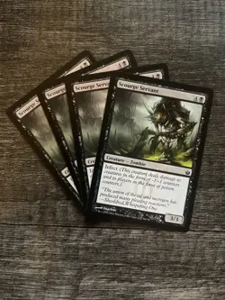 MTG 4x Scourge Servant x4 LP Mirrodin Besieged - Image 1