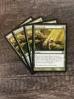 MTG 4x Carrion Call x4 LP Scars of Mirrodin - Image 1