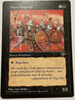 Magic the Gathering Restless Dead FBB Italian MTG We Combine On Shipping - Image 1