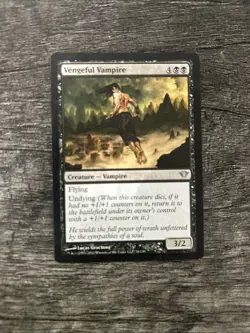 MTG 1x Vengeful Vampire x1 LP Dark Ascension - Image 1