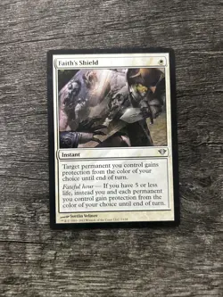 MTG 1x Faith's Shield x1 LP Dark Ascension - Image 1