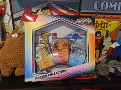 Pokemon TCG Scarlet & Violet Prismatic Evolutions Poster Collection Box - Image 1