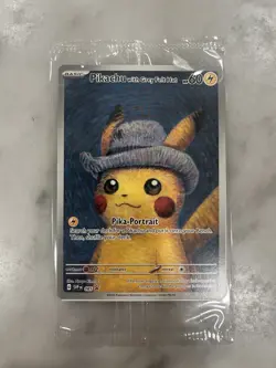 2023 POKEMON SVP EN-SV BLACK STAR PROMO #085 PIKACHU WITH GREY FELT HAT - Image 1