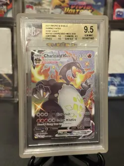 Pokemon Shining Fates Charizard Vmax SV107/SV102 BGS 9.5 Gem Mint - Image 5