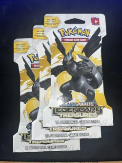 Pokemon Black White Legendary Treasures Zekrom Pack Cover Only 2013 Collectible - Image 1