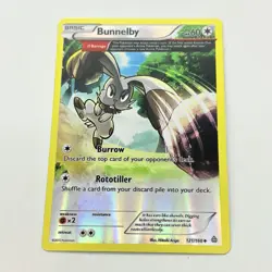 Pokemon TCG Bunnelby 121/160 Primal Clash Full Art Reverse Holo 2015 - Image 1