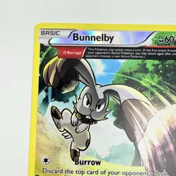 Pokemon TCG Bunnelby 121/160 Primal Clash Full Art Reverse Holo 2015 - Image 2