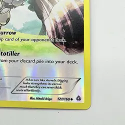 Pokemon TCG Bunnelby 121/160 Primal Clash Full Art Reverse Holo 2015 - Image 4