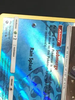Pokemon TCG Feebas 28/70 Reverse Holo Dragon Majesty LP - Image 2
