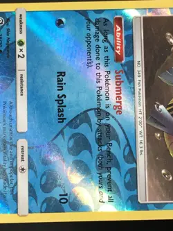 Pokemon TCG Feebas 28/70 Reverse Holo Dragon Majesty LP - Image 3