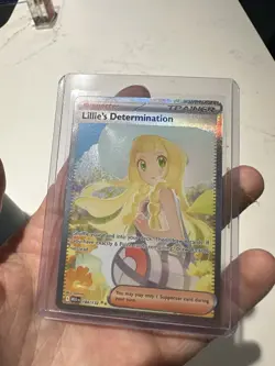Pokemon Mega Evolutions Lillie’s Determination SIR 184/132 NM * VERY GRADEABLE* - Image 1