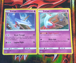 Latias + Latios - SM87 SM88 - Black Star Promo Holo - Pokemon TCG HP+ - Image 1
