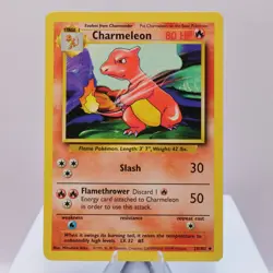 Pokemon TCG - Charmeleon 24/102 Base Set Uncommon WOTC 1999 - EXC/NM - Image 2