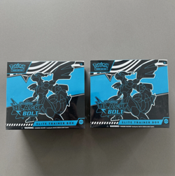 Lot of 2 Pokemon Scarlet & Violet Black Bolt Elite Trainer Boxes Factory Sealed - Image 1