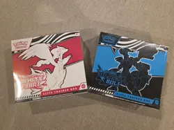LOT OF 2 Pokemon Scarlet & Violet Elite Trainer Boxes 1 White Flare 1 Black Bolt - Image 1