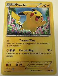 Pokemon TCG Pikachu XY89/211 XY Black Star Promos Holo - Image 1