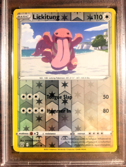 Lickitung Reverse Holo Common #113 - PSA NM-MT 8 - Battle Styles - Pokemon TCG - Image 2