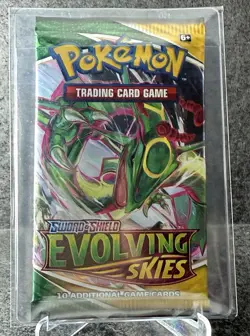 Pokemon - Sword & Shield - Evolving Skies Booster Pack RAYQUAZA ART WORK 820650808777 - Image 1