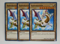 YUGIOH! 3x Rabidragon x3 SDBE-EN002 Common - UNLM NM Yu-gi-oh! - Image 1