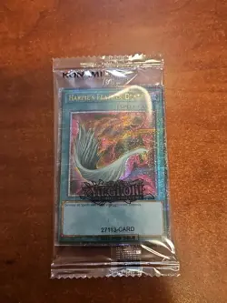 * HARPIE'S FEATHER DUSTER * QUARTER CENTURY SECRET RARE SEALED EDC1-EN001 YUGIOH - Image 1
