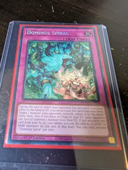 Dominus Spiral Secret Rare DOOD EN079 Yu-Gi-Oh 1st Edition NM - Image 2