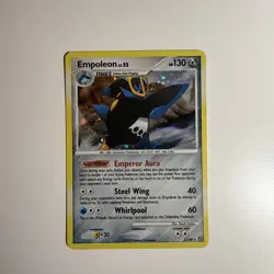 Empoleon Holo 2/100 Stormfront Pokemon Card Swirl - Image 1