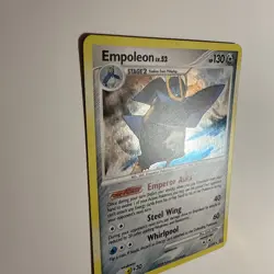 Empoleon Holo 2/100 Stormfront Pokemon Card Swirl - Image 2