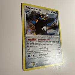Empoleon Holo 2/100 Stormfront Pokemon Card Swirl - Image 3