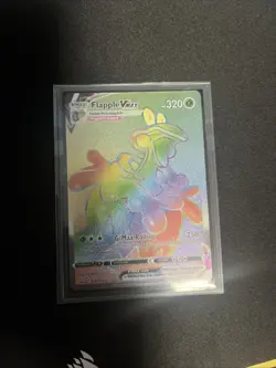 Flapple VMAX 164/163 Swsh05: Battle Styles Holo Rainbow Rare Card Secret - Image 1