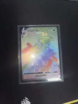 Flapple VMAX 164/163 Swsh05: Battle Styles Holo Rainbow Rare Card Secret - Image 3