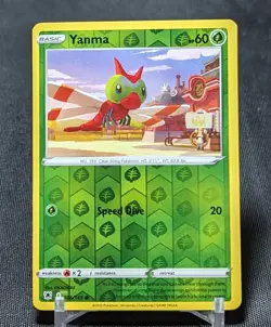 Yanma Common Reverse Holo Grass Astral Radiance Pokemon TCG Card 006/189 - Image 1