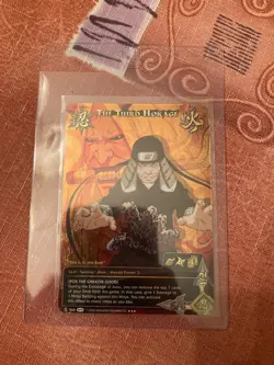 Naruto ccg Card THE 3RD HOKAGE N 968 Ultra Rare Card - Image 1