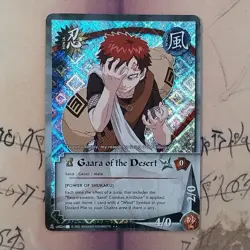 Naruto CCG, Gaara of the Desert us024 Rare Diamond Foil NM 1st Edition Card - Image 1