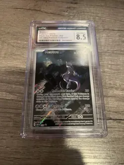 Pokemon Mewtwo TCG Black Star Promo Card Scarlet and Violet 151 - Image 1