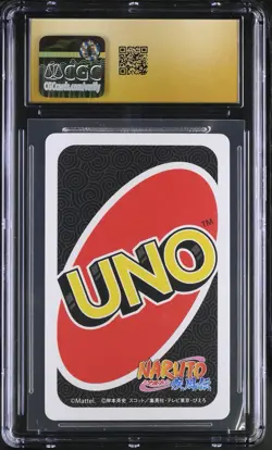 CGC PRISTINE 10 Minato Namikaze WILD Card 2023 Naruto Shippuden Japan UNO Mattel - Image 2
