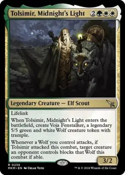 Tolsimir, Midnight's Light -Foil Near Mint MTG Murders at Karlov Manor - Image 1